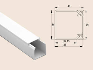 Кабель-канал 40х40 Рувинил