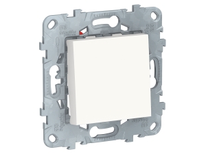 UNICA NEW ПЕРЕКЛЮЧАТЕЛЬ 1-клавишный, перекрестный, сх. 7, 10 AX, 250 В, БЕЛЫЙ