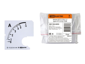 Шкала Ш72  300/5А-1,5 (для А72 Х/5А) TDM