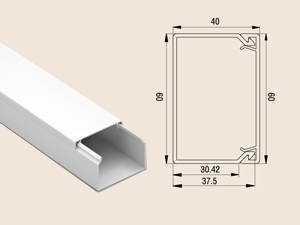 Кабель-канал 60х40 Рувинил