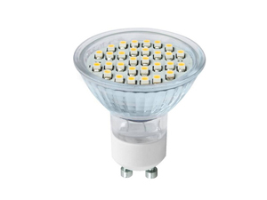 Лампа светодиодная PAR16-3 Вт-220 В -4000 К–GU 10 SMD TDM