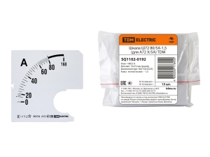 Шкала Ш72   80/5А-1,5 (для А72 Х/5А) TDM