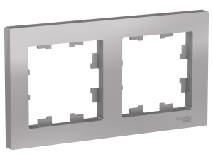 ATLASDESIGN 2-постовая РАМКА, универсальная, АЛЮМИНИЙ